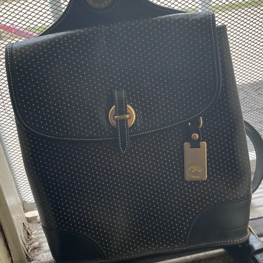 Dooney & Bourke black backpack purse